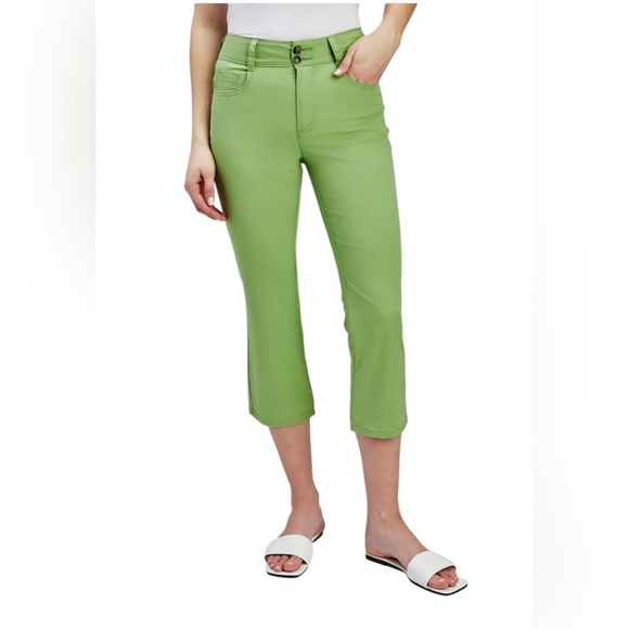 Mariloup Wolfe By San Francisco, Casual Green Capris, Size 9 - Picture 3 of 9
